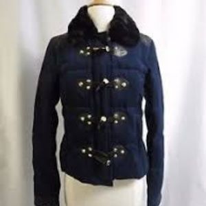 Rare Juicy Couture Twill Toggle Jacket